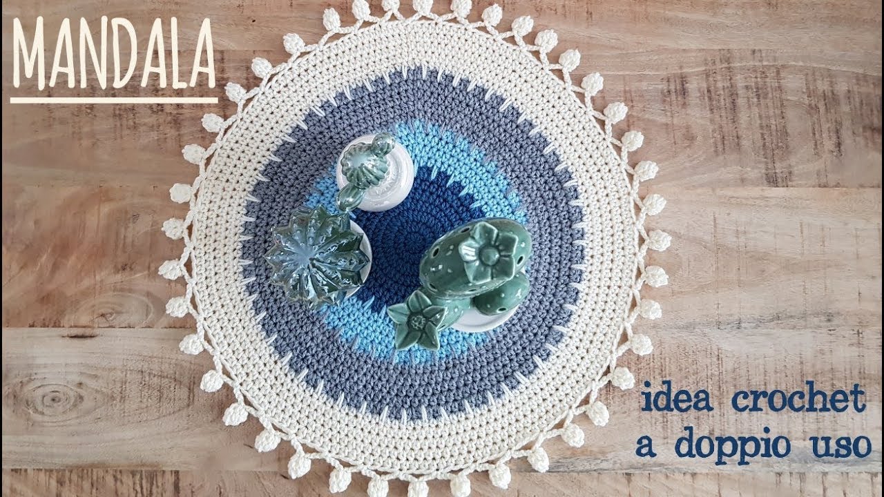 Centrotavola Natalizi A Uncinetto.Uncinetto Tutorial Mandala Il Centrotavola Trasformista Alessia Scrap Craft