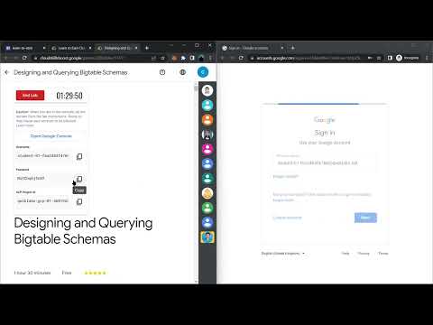 Designing and Querying Bigtable Schemas | Learn and Earn GSP1053