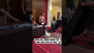 BRYCE HALL IS SHREDDED AS HE MAKES WEIGHT FOR BKFC FIGHY WITH GEE PEREZ #boxing #sports #fight