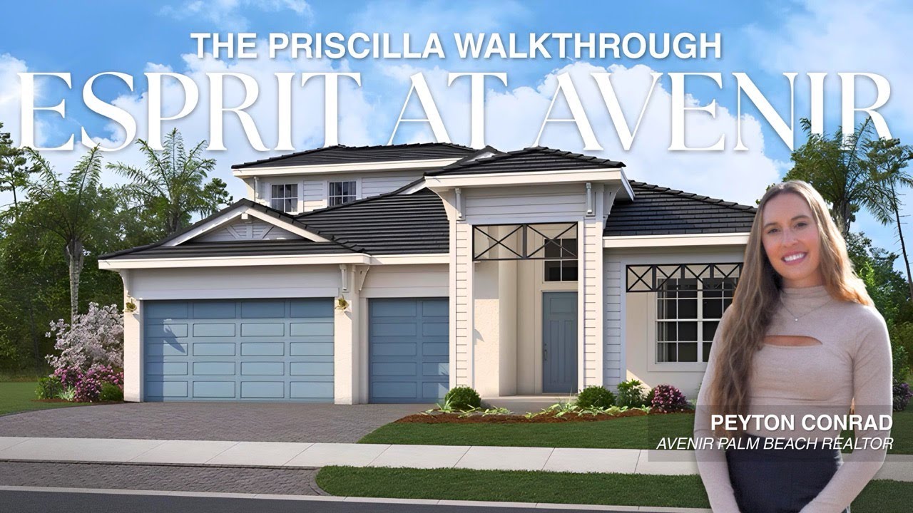 Priscilla Floor Plan Tour | Esprit at Avenir by Kolter Homes | Palm Beach Gardens, Florida