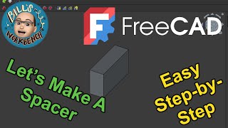 EASY FreeCAD tutorial Let's make a Spacer