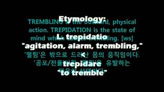 WordBank [trepidation]