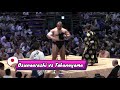 Don't Blink Takanoyama vs Osunaarashi Sumo Match Japan