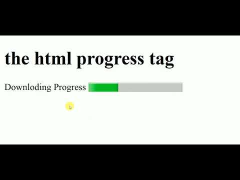 The HTML progress tag !  #coding #htmltags #html #html5 #htmltutorial