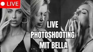 Live From My Photography Workshop – Studio Lighting Setup with Model BellaBond | Boudoir & Portrait