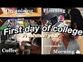 MY FIRST DAY OF COLLEGE CSULB + organizing, planning & more !