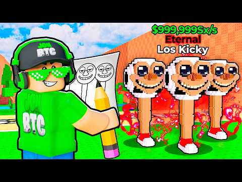 EVERYTHING You DRAW Comes to LIFE in Kick a Lucky Block!