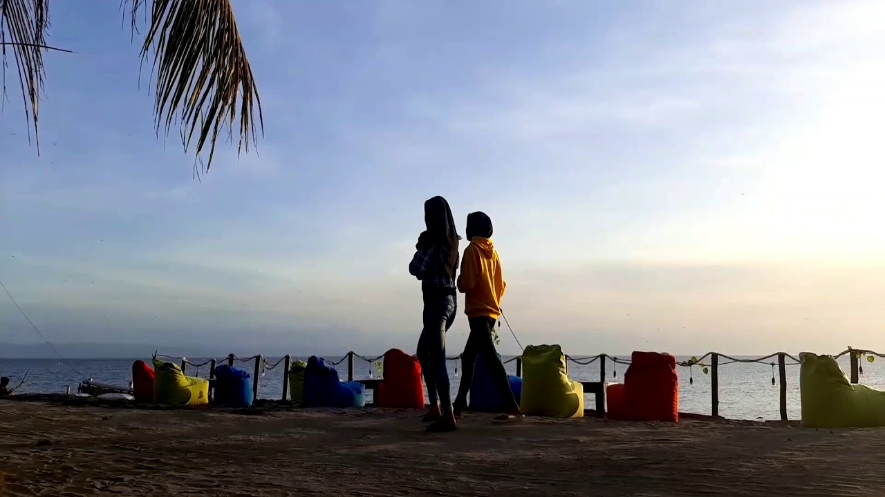 Sunset di pantai Mapak Indah, Kota Mataram - Lombok Barat (NTB) - YouTube