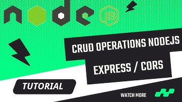 How to Build a REST API with Node.js for CRUD Operations - Tutorial with Express