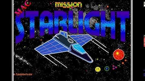 Mission Starlight - Old Mac Game (Apple Macintosh 1989)