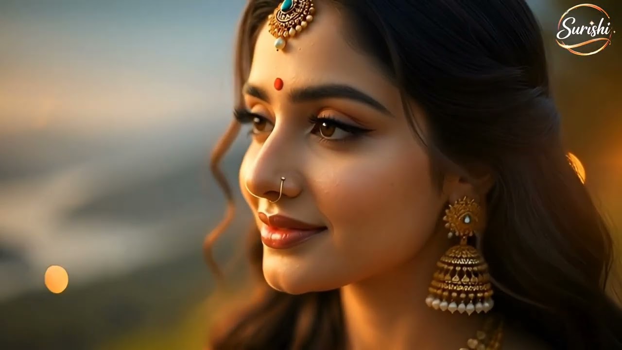 Radha Krishna Divine Love ❤️ | Cinematic Vrindavan Sunset Scene #bhajan #bhakti #harekrishna