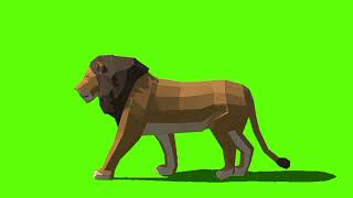 Lion Green Screen Video Copyright Free Video Easyuselion Walking