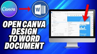 How To Open Canva Design to Word Document - Easy Fix