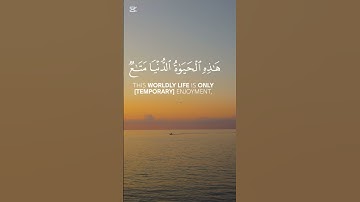 يَا قَوْمِ إِنَّمَا هَٰذِهِ الْحَيَاةُ الدُّنْيَا مَتَاعٌ  | سورة غافر | محمد صديق المنشاوي #المصحف
