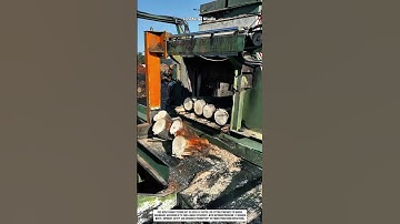 Optimal Wood Sawing Technology 5x Faster Log Cutting Innovation