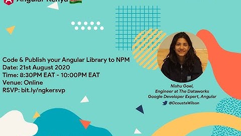 Code & Publish your Angular Library to NPM