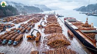 Inside Washington's Massive Log Export Port – How American Timber Is Shipped to Asia