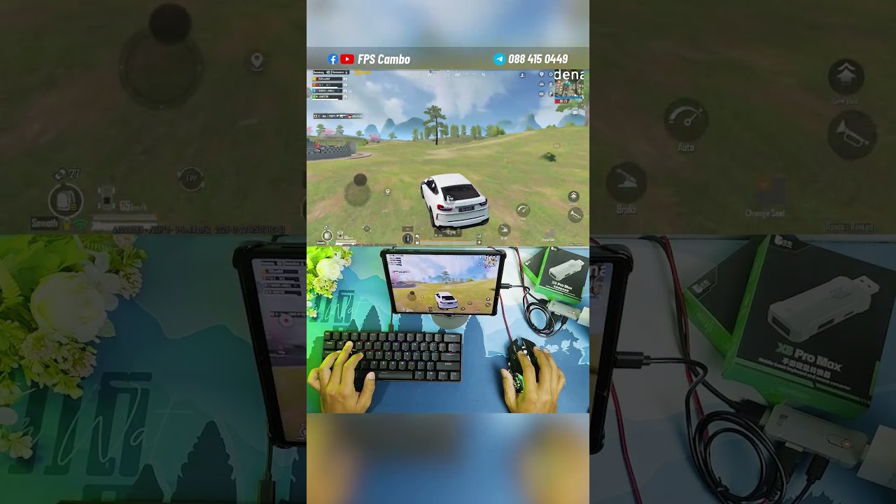 PUBG Game Play using Gamwing X8 Pro Max comboset បាញ់សប្បាយខប់សេរី 🥰