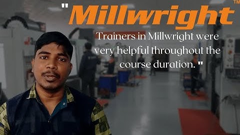 Mr. Prakash completed CNC Programming & Mastercam training from Millwright Coimbatore, India