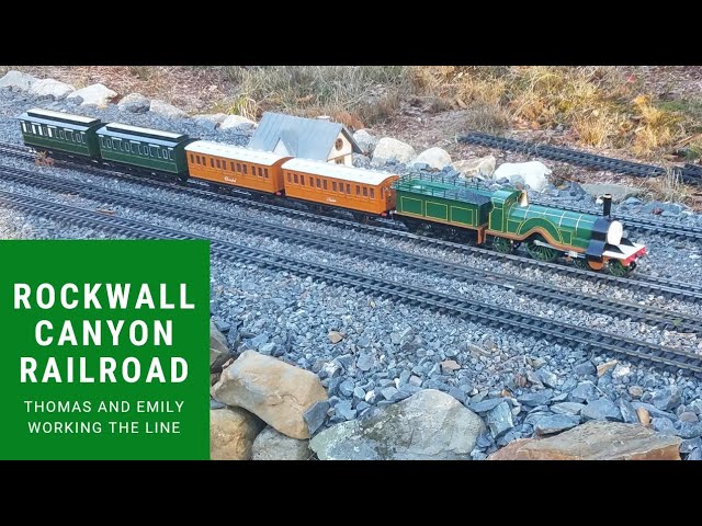 Thomas and Emily in G scale - YouTube