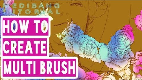 [Medibang Paint Pro desktop version how to] Create custom Multi Brush