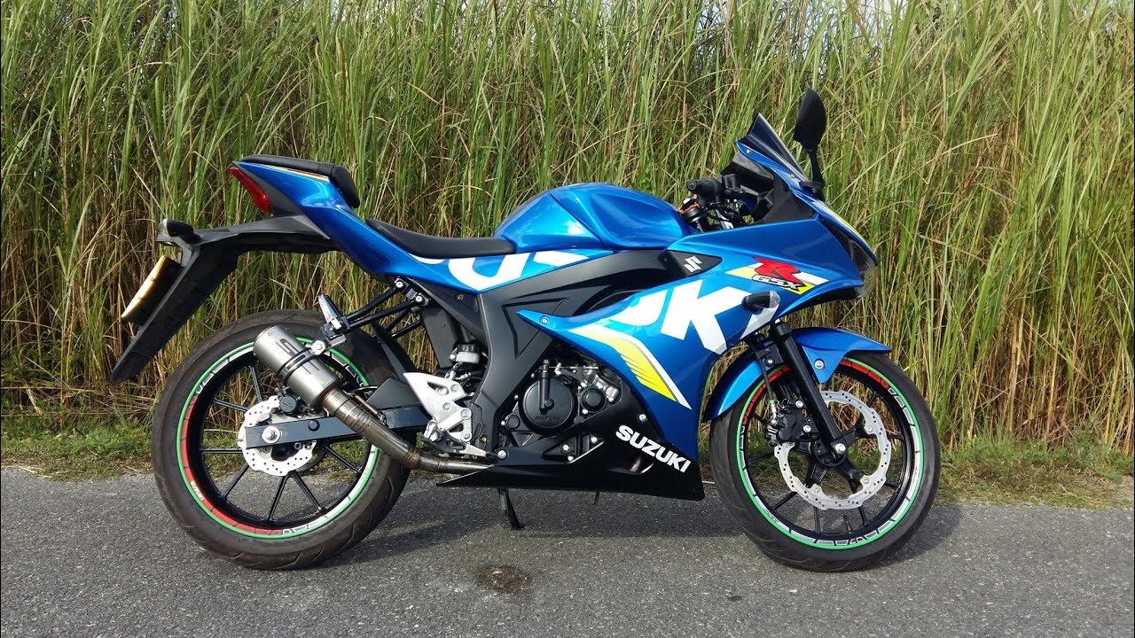 เสียงท่อ scใส่รถรุ่นGSX R150 - YouTube