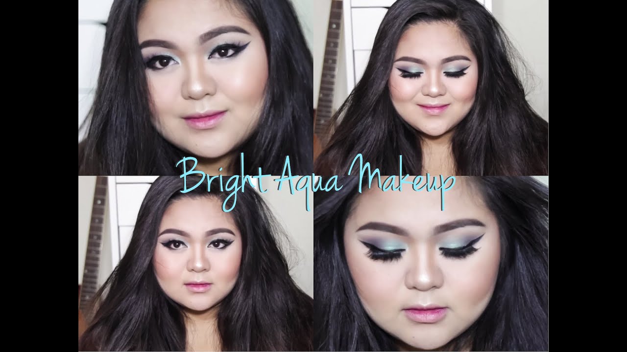 Bright Aqua Makeup Tutorial | Almeida Kezia (Bahasa Indonesia) - YouTube Almeida Kezia