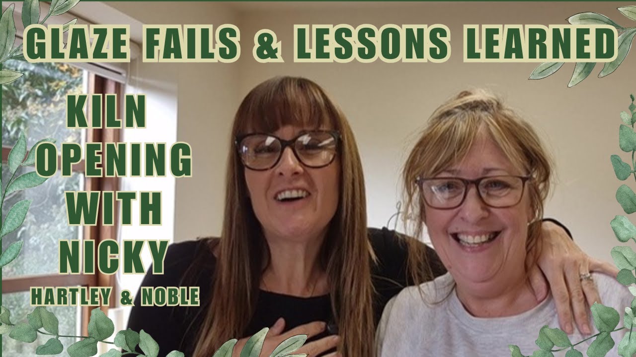 155. Открытие печи с Ники из Hartley & Noble | Неудачные попытки глазури, успехи и советы по обжи...