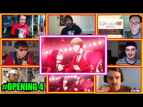 Kaguya-sama: Love is War Opening 4 Reaction Mashup | かぐや様は告らせたい OP4