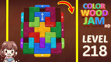 Color Wood Jam Level 218 Solution Walkthrough