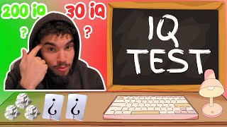 So I took an IQ TEST in 2025
