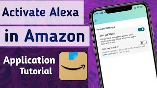 How to Activate Alexa with voice Command on Amazon App screenshot 1
