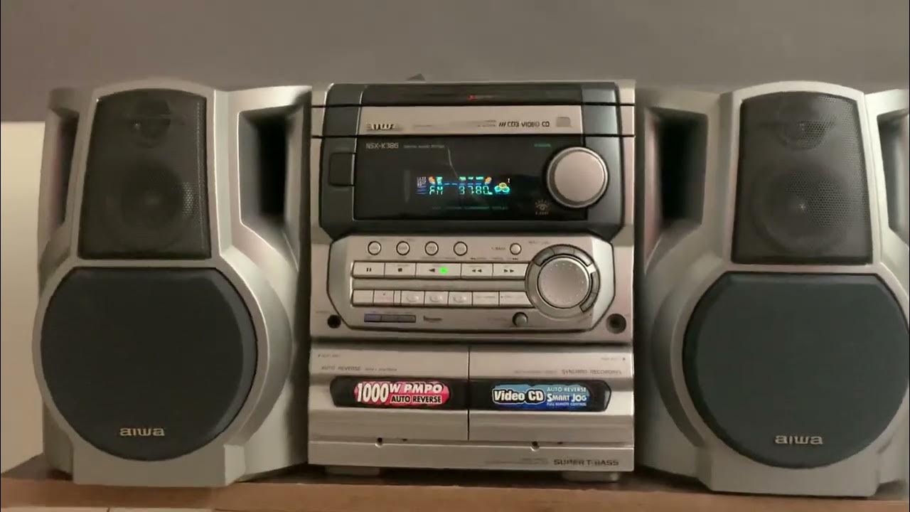 AIWA Music System CD Cassette FM Radio player AG Classic Music