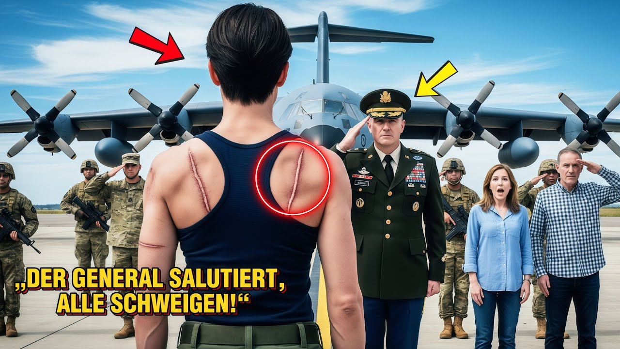„Abgewiesen vom Militärjet – bis ein General ihre Narbe entdeckte.“