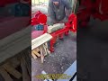 수평형 유압식 장작 패기 기계를 이용한 고속 원목 분할 작업 #woodsplitting #firewoodprocessing #logsplitter #woodworking