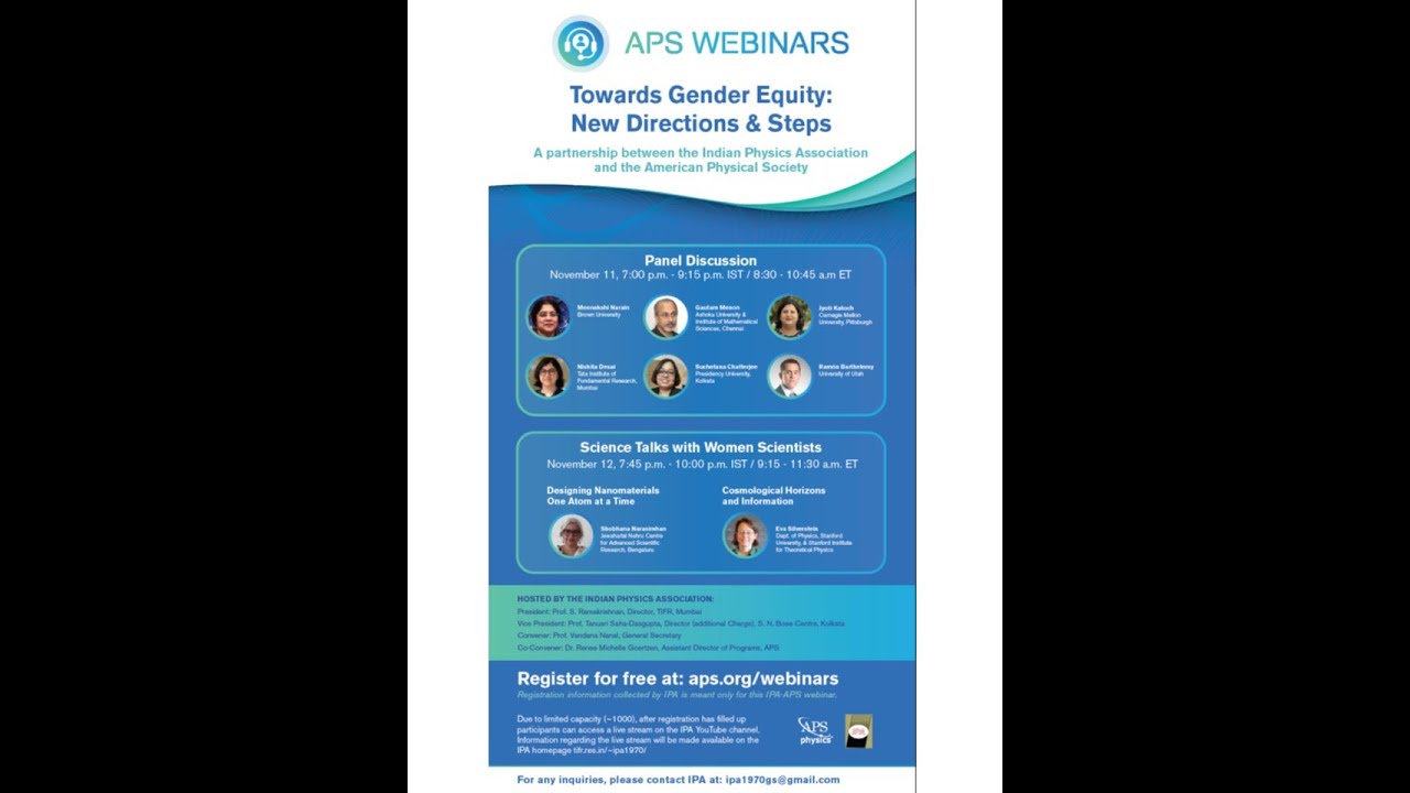 IPA APS joint webinar