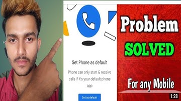 Set phone as default problem solution | How to fix set as default problem