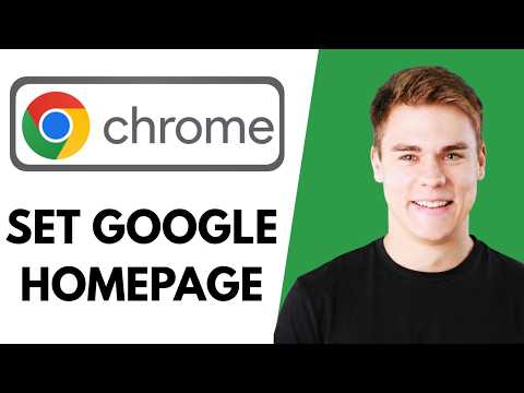 How to Make Google Your Homepage in Google Chrome (Easy Tutorial) 2026