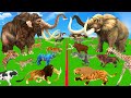 Arbs prehistoric mammals vs ark prehistoric animals vs dinosaur animal revolt battle simulator