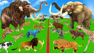 ARBS Prehistoric Mammals vs ARK Prehistoric Animals vs Dinosaur Animal Revolt Battle Simulator