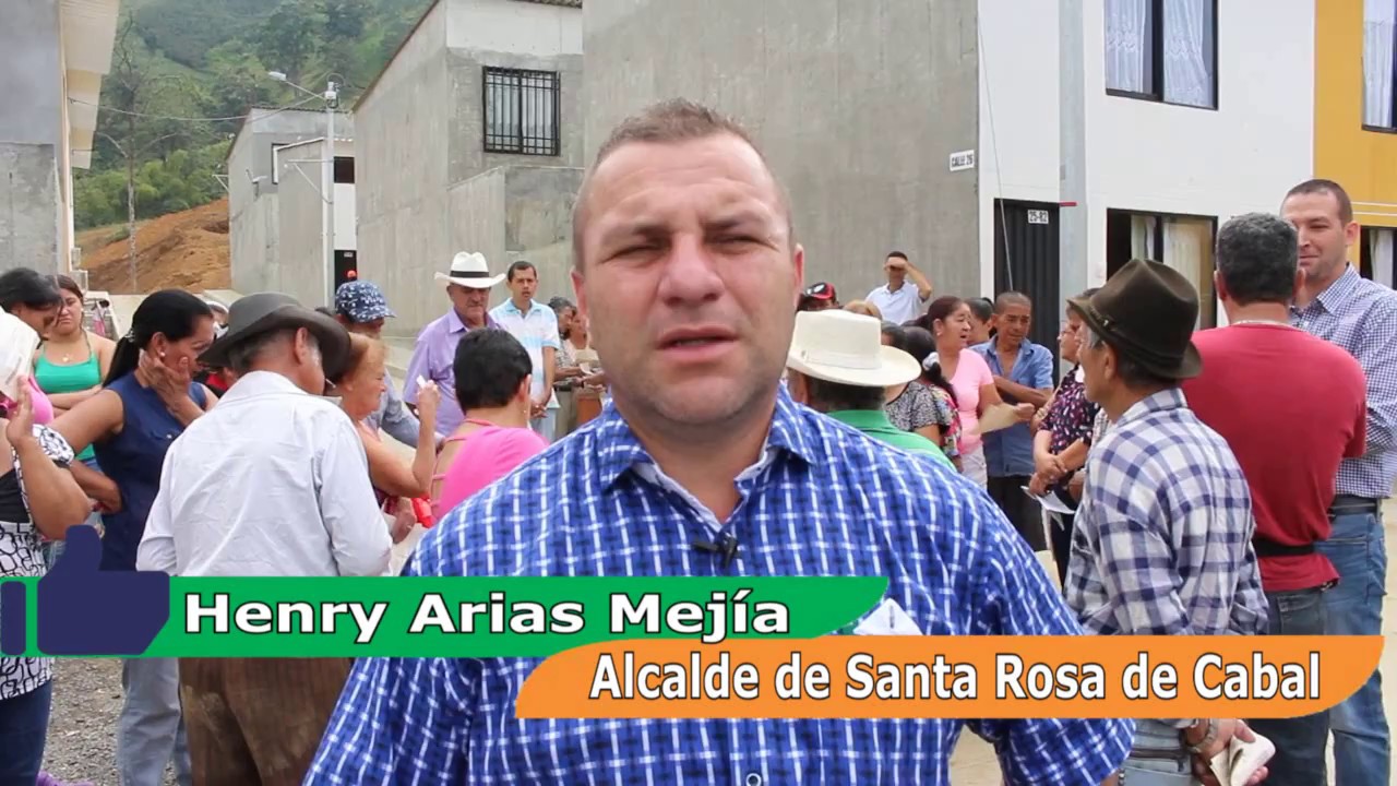 Resultado de imagen para Alcalde de Santa Rosa, Henry Arias Mejia
