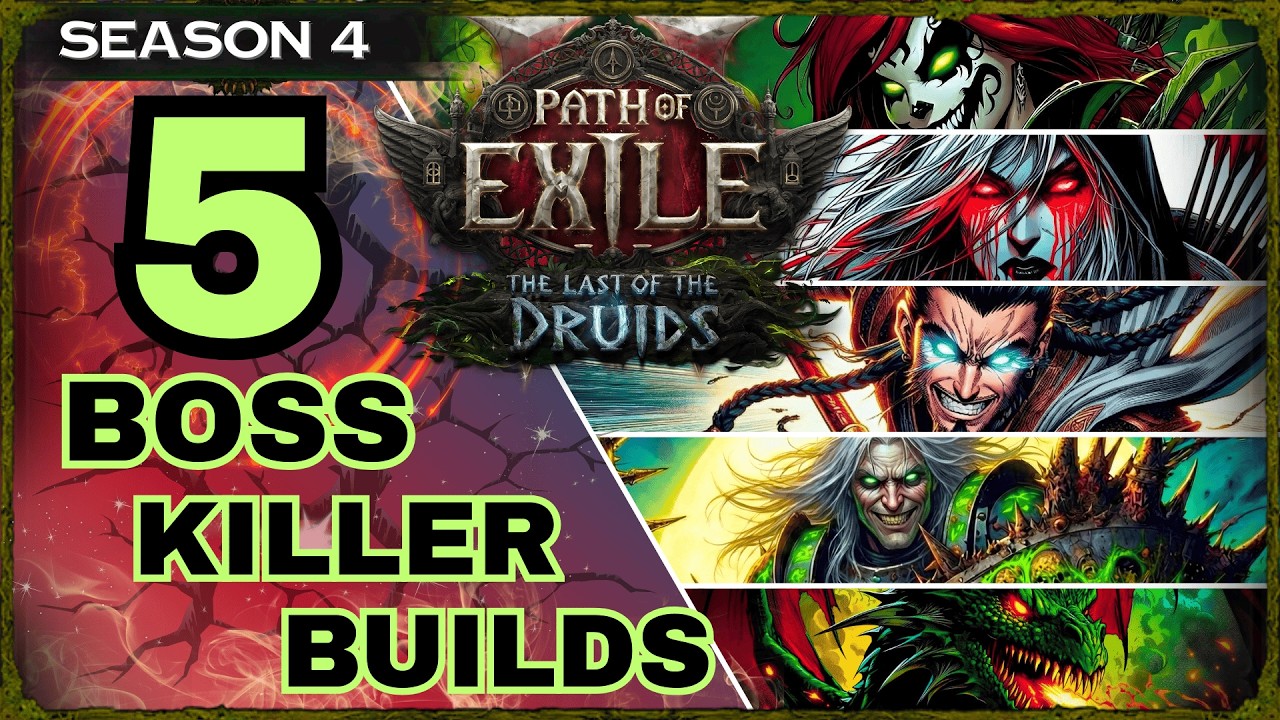 [0.4] 5 POWERFUL BOSS KILLER BUILDS FOR PATH OF EXILE 2 – PoE 2 Builds