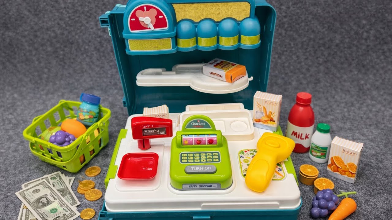 ASMR Mobile Shop Playset | Cash Register Satisfying Unboxing & Review 