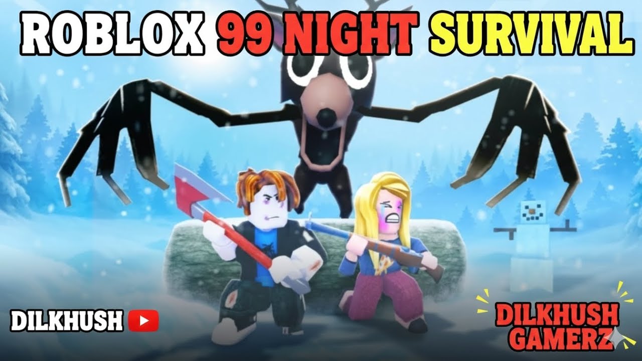 I Survived 99 Nights in Roblox 😱