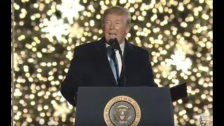 🔴President Trump Speech at National Christmas Tree Lighting Ceremony