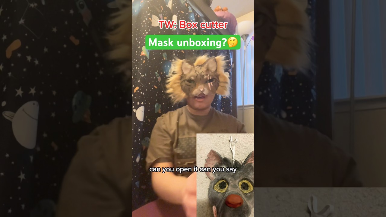 Распаковка маски динозавра?? 😉 #furry #theriantropy #dinomask #theriangear #fursuit #furries #cos...