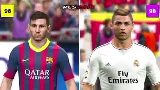 Messi VS Ronaldo di PES (2004-2023)✅#efootball #playstation #gameplay screenshot 2