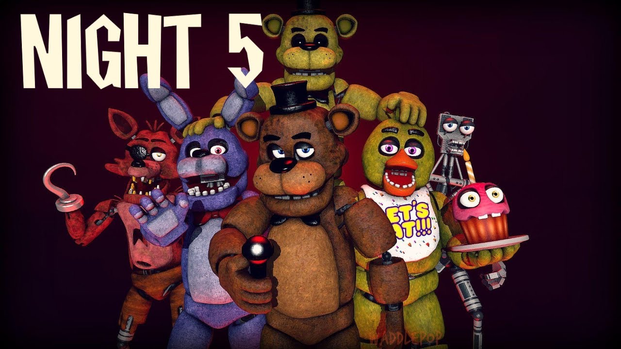 Night 5 in FNAF - YouTube