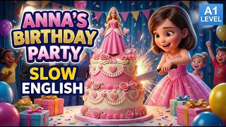 Will Anna Get The Barbie Cake  Beginner English Listening Practice A1a2