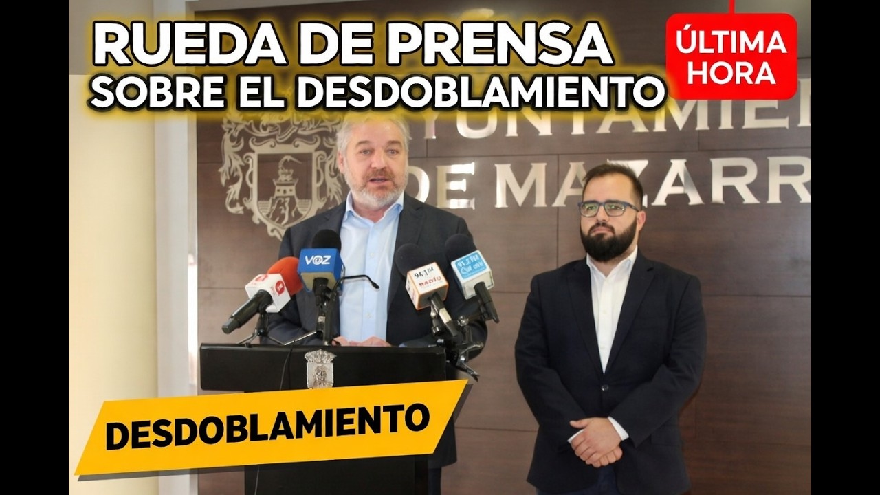 🔴 RUEDA DE PRENSA | El DESDOBLAMIENTO de Mazarrón ya es REAL